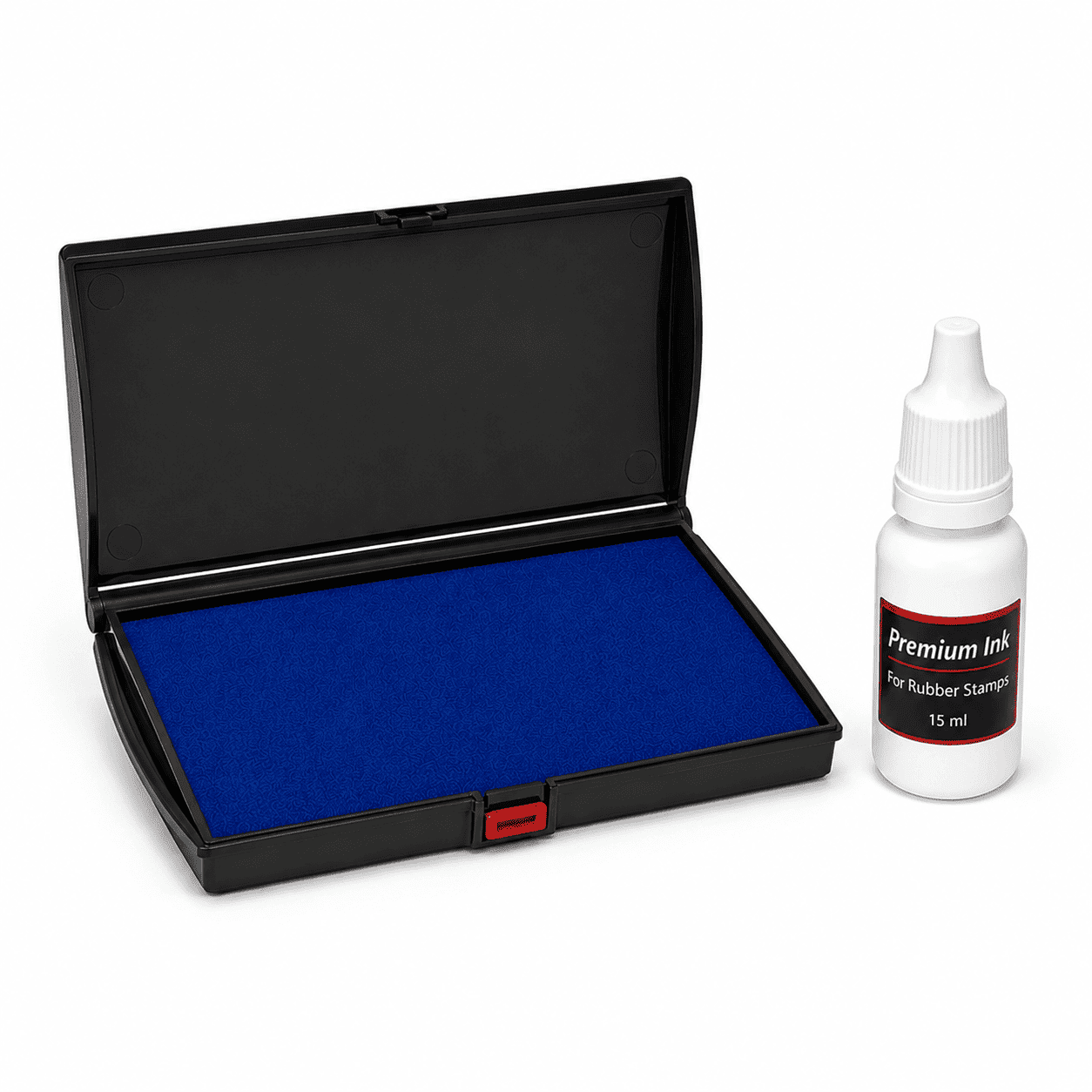 Big Size Ink Pad (6x4 Inch) with 15 ml Premium Ink – For Large Stamps