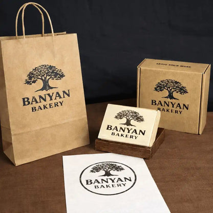 Custom Rubber Stamp for Business Branding & Packaging